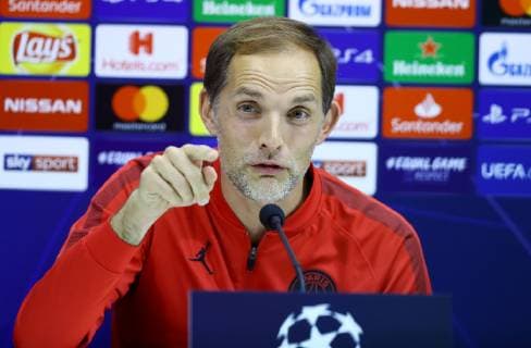 November 5, 2018 - Naples, Italy - Psg press conference PK Pressekonferenz : UEFA Champions League .Paris Saint-Germain manager Thomas Tuchel at San Paolo Stadium in Naples, Italy on November 5, 2018. Psg Press Conference  - ZUMAn230 20181105_zaa_n230_265 Copyright: xMatteoxCiambellix
