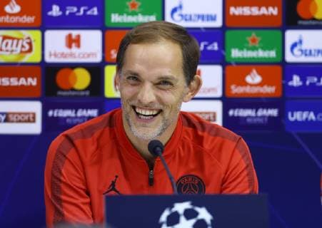Sport Themen der Woche KW45 Sport Bilder des Tages November 5, 2018 - Naples, Italy - Psg press conference PK Pressekonferenz : UEFA Champions League .Paris Saint-Germain manager Thomas Tuchel at San Paolo Stadium in Naples, Italy on November 5, 2018. Psg Press Conference  - ZUMAn230 20181105_zaa_n230_261 Copyright: xMatteoxCiambellix