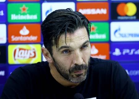 November 5, 2018 - Naples, Italy - Psg press conference PK Pressekonferenz : UEFA Champions League .Gianluigi Buffon of Paris Saint-Germain at San Paolo Stadium in Naples, Italy on November 5, 2018. Psg Press Conference  - ZUMAn230 20181105_zaa_n230_270 Copyright: xMatteoxCiambellix