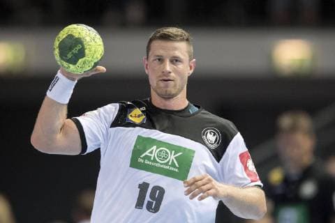 Martin STROBEL GER half figure half figure in action handball country game of the men qualification game for the EHF European Championship 2020 Germany GER Isreal ISR 37 21 on 24 10 2018 in Wetzlar Germany