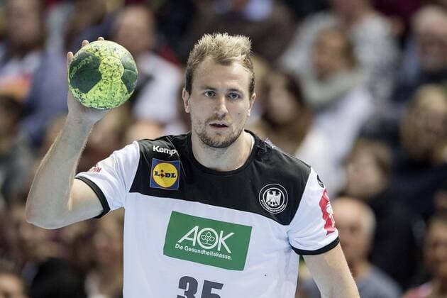 Julius KUEHN Kühn GER half figure half figure in action handball country game of the men qualification game for the EHF European Championship 2020 Germany GER Isreal ISR 37 21 at 24 10 2018 in Wetzlar Germany