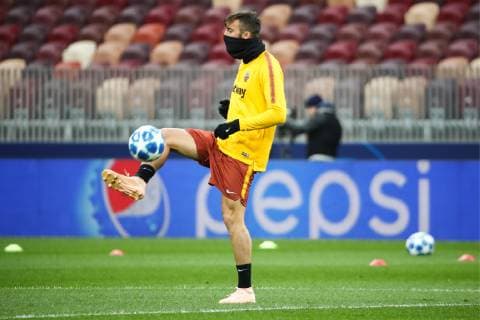 MOSCOW, RUSSIA - NOVEMBER 6, 2018: A.S. Roma s Bryan Cristante during a training session ahead of the 2018-19 UEFA Champions League Group Stage match against CSKA Moscow scheduled for November 7, 2018. Valery Sharifulin TASS  TS0966BA