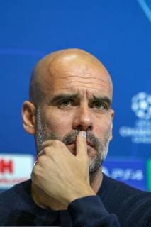 Manchester City press conference PK Pressekonferenz Manager of Manchester City, Pep Guardiola during the Manchester City press conference at the Etihad Stadium, Manchester Content Not Available For UK Newspapers Copyright: xStevexMcCormickx FIL-12509-0002