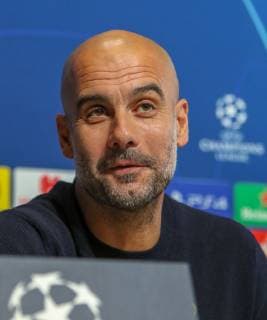 Manchester City press conference PK Pressekonferenz Manager of Manchester City, Pep Guardiola during the Manchester City press conference at the Etihad Stadium, Manchester Content Not Available For UK Newspapers Copyright: xStevexMcCormickx FIL-12509-0007