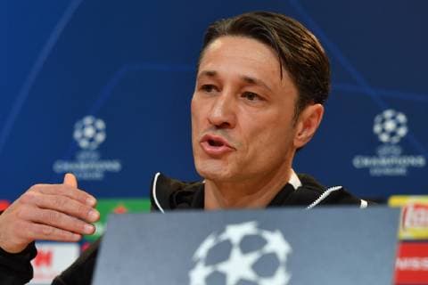 Niko KOVAC coach Bayern Munich gestures single picture cut single motive portrait press conference FC Bayern Munich before the Champions League match against AEK Athens soccer on 06 11 2018