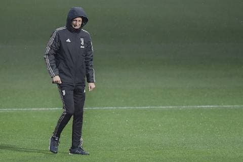 Fußball, CL, Juventus Turin Training Photo LaPresse - Fabio Ferrari November 06, 2018 Turin, Italy soccer Juventus fc session training day before Juventus Fc vs Manchester United ManU - Uefa Champions League 2018 2019 - Allianz Stadium - Group H. In the pic:Massimiliano Allegri  Copyright: xFabioxFerrari LaPressex