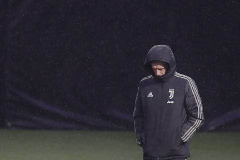 Fußball, CL, Juventus Turin Training Photo LaPresse - Fabio Ferrari November 06, 2018 Turin, Italy soccer Juventus fc session training day before Juventus Fc vs Manchester United ManU - Uefa Champions League 2018 2019 - Allianz Stadium - Group H. In the pic:Massimiliano Allegri  Copyright: xFabioxFerrari LaPressex