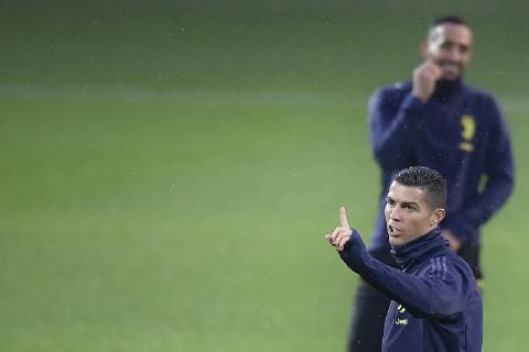 Fußball, CL, Juventus Turin Training Photo LaPresse - Fabio Ferrari November 06, 2018 Turin, Italy soccer Juventus fc session training day before Juventus Fc vs Manchester United ManU - Uefa Champions League 2018 2019 - Allianz Stadium - Group H. In the pic:Cristiano Ronaldo  Copyright: xFabioxFerrari LaPressex