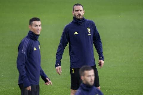 Fußball, CL, Juventus Turin Training Photo LaPresse - Fabio Ferrari November 06, 2018 Turin, Italy soccer Juventus fc session training day before Juventus Fc vs Manchester United ManU - Uefa Champions League 2018 2019 - Allianz Stadium - Group H. In the pic Bonucci  Copyright: xFabioxFerrari LaPressex