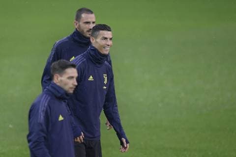 Fußball, CL, Juventus Turin Training Photo LaPresse - Fabio Ferrari November 06, 2018 Turin, Italy soccer Juventus fc session training day before Juventus Fc vs Manchester United ManU - Uefa Champions League 2018 2019 - Allianz Stadium - Group H. In the pic:Ronaldo  Copyright: xFabioxFerrari LaPressex