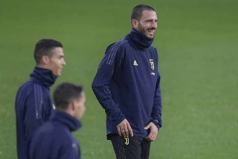 Fußball, CL, Juventus Turin Training Photo LaPresse - Fabio Ferrari November 06, 2018 Turin, Italy soccer Juventus fc session training day before Juventus Fc vs Manchester United ManU - Uefa Champions League 2018 2019 - Allianz Stadium - Group H. In the pic:Bonucci  Copyright: xFabioxFerrari LaPressex