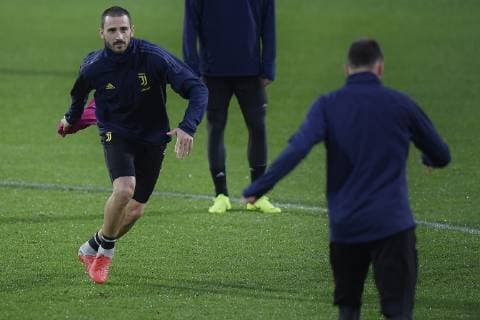 Fußball, CL, Juventus Turin Training Photo LaPresse - Fabio Ferrari November 06, 2018 Turin, Italy soccer Juventus fc session training day before Juventus Fc vs Manchester United ManU - Uefa Champions League 2018 2019 - Allianz Stadium - Group H. In the pic:Bonucci  Copyright: xFabioxFerrari LaPressex
