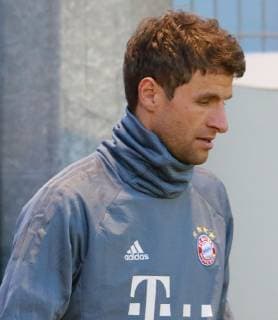 Thomas Mueller Soccer FC Bayern Munich Final training before the CL game against AEK Athens FC 06 11 2018 DFL UND DFB REGULATIONS PROHIBIT ANY USE OF PHOTOGRAPHS AS IMAGE SEQUENCES AND OR QUASI VIDEO