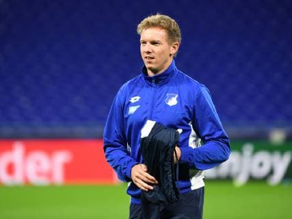 06 11 2018 xmeix Football UEFA Champions League Press Conference Final Training Olympique Lyon TSG 1899 Hoffenheim emspor v l Hoffenheims Coach Julian Nagelsmann TSG 1899 Hoffenheim DFL DFB REGULATIONS PROHIBIT ANY USE OF PHOTOGRAPHS as IMAGE SEQUENCES and or QUASI VIDEO Lyon prio:1
