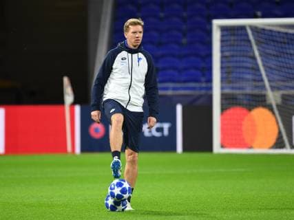 06 11 2018 xmeix Football UEFA Champions League Press Conference Final Training Olympique Lyon TSG 1899 Hoffenheim emspor v l Hoffenheims Coach Julian Nagelsmann TSG 1899 Hoffenheim DFL DFB REGULATIONS PROHIBIT ANY USE OF PHOTOGRAPHS as IMAGE SEQUENCES and or QUASI VIDEO Lyon prio:1