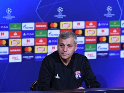 06 11 2018 xmeix Football UEFA Champions League Press Conference Final Training Olympique Lyon TSG 1899 Hoffenheim emspor v l Coach Bruno Genesio Olympique Lyon DFL DFB REGULATIONS PROHIBIT ANY USE OF PHOTOGRAPHS as IMAGE SEQUENCES and or QUASI VIDEO Lyon prio:1