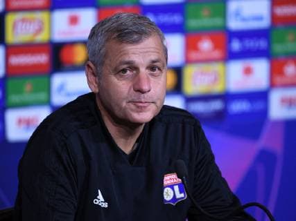 06 11 2018 xmeix Football UEFA Champions League Press Conference Final Training Olympique Lyon TSG 1899 Hoffenheim emspor v l Coach Bruno Genesio Olympique Lyon DFL DFB REGULATIONS PROHIBIT ANY USE OF PHOTOGRAPHS as IMAGE SEQUENCES and or QUASI VIDEO Lyon prio:1