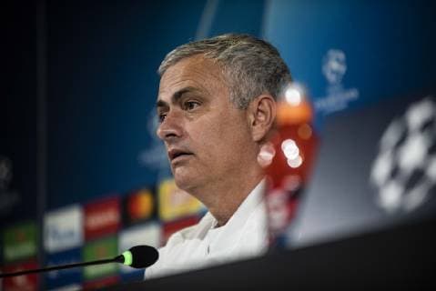 Jose Mourinho of Manchester United ManU during the press conference PK Pressekonferenz before the UEFA Champions League match between Juventus and Manchester United at the Juventus Stadium, Turin, Italy on 6 November 2018. Copyright: xAlbertoxGandolfox 21830001