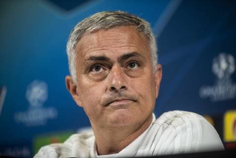 Jose Mourinho of Manchester United ManU during the press conference PK Pressekonferenz before the UEFA Champions League match between Juventus and Manchester United at the Juventus Stadium, Turin, Italy on 6 November 2018. Copyright: xAlbertoxGandolfox 21830005
