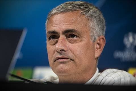 Jose Mourinho of Manchester United ManU during the press conference PK Pressekonferenz before the UEFA Champions League match between Juventus and Manchester United at the Juventus Stadium, Turin, Italy on 6 November 2018. Copyright: xAlbertoxGandolfox 21830011