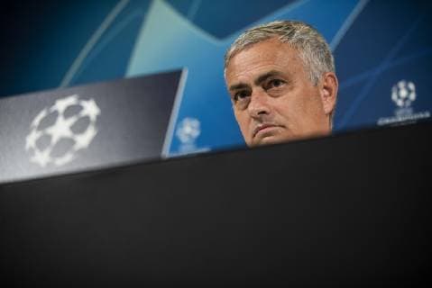 Jose Mourinho of Manchester United ManU during the press conference PK Pressekonferenz before the UEFA Champions League match between Juventus and Manchester United at the Juventus Stadium, Turin, Italy on 6 November 2018. Copyright: xAlbertoxGandolfox 21830013