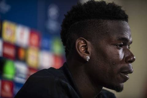 Paul Pogba of Manchester United ManU during the press conference PK Pressekonferenz before the UEFA Champions League match between Juventus and Manchester United at the Juventus Stadium, Turin, Italy on 6 November 2018. Copyright: xAlbertoxGandolfox 21830042