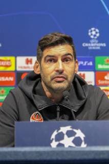 Shakhtar Donetsk press conference PK Pressekonferenz Nuno Campos, manger of Shakhtar Donetsk during a press conference at the Etihad Stadium, Manchester Content Not Available For UK Newspapers Copyright: xStevexMcCormickx FIL-12510-0003