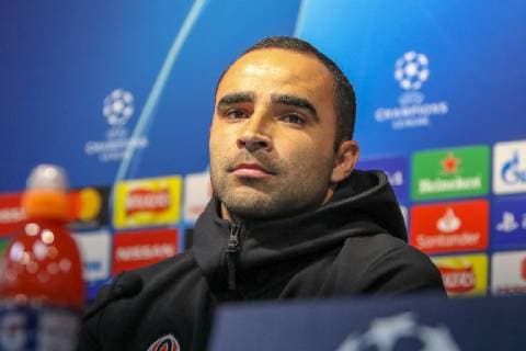 Shakhtar Donetsk press conference PK Pressekonferenz Ismaily Goncalves dos Santos of Shakhtar Donetsk during a press conference at the Etihad Stadium, Manchester Content Not Available For UK Newspapers Copyright: xStevexMcCormickx FIL-12510-0008