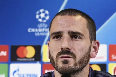 Fußball, CL, Juventus Turin PK Photo LaPresse - Fabio Ferrari November 06, 2018 Turin, Italy soccer press conference PK Pressekonferenz Juventus fc session training day before Juventus Fc vs Manchester United ManU - Uefa Champions League 2018 2019 - Allianz Stadium - Group H. In the pic:Leonardo Bonucci  Copyright: xFabioxFerrari LaPressex