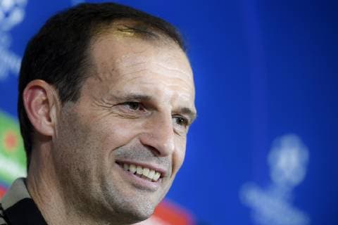 Fußball, CL, Juventus Turin PK Photo LaPresse - Fabio Ferrari November 06, 2018 Turin, Italy soccer press conference PK Pressekonferenz Juventus fc session training day before Juventus Fc vs Manchester United ManU - Uefa Champions League 2018 2019 - Allianz Stadium - Group H. In the pic:Massimiliano Allegri  Copyright: xFabioxFerrari LaPressex