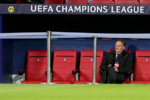 Managing Director Hans Joachim Watzke Borussia Dortmund Atletico Madrid vs. Borussia Dortmund Football Champions League Group Phase 06 11 2018 Press Conference Atletico Madrid vs. Borussia Dortmund Football Champions League Group Phase 06 11 2018 Madrid Copyright: xLanger Eibner-Pressefotox EP_HLR
