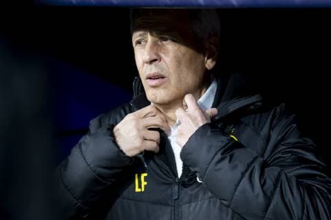 Borussia Dortmund coach Lucien Favre during group stage of UEFA Champions League match between Atletico de Madrid and Borussia Dortmund at Wanda Metropolitano in Madrid, Spain.November 06, 2018.  (5096002)