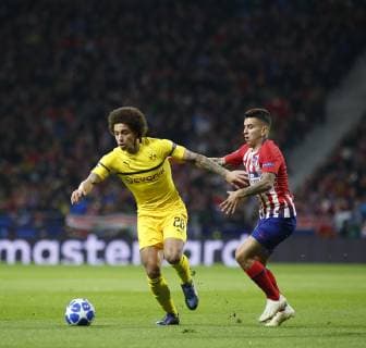 Madrid, Spain. 06th November 2018: Correa, forward from Atletico de Madrid, during the UEFA Champions League group stage against Borussia Dortmund at estadio Wanda Metropolitano. (Photo by: Ivan Abanades Medina Cordon Press).  xIvanxAbanadesxMedinax xx