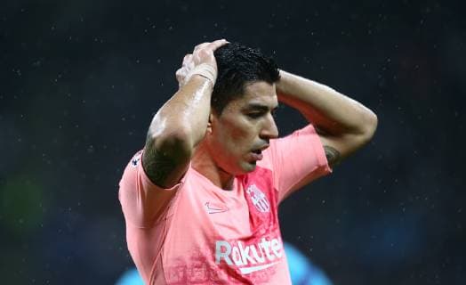 Fußball, CL, Inter Mailand - FC Barcelona Photo LaPresse - Spada November 06 , 2018 Milan ( Italy ) Soccer Inter vs Barcelona - Champions League - "San Siro Stadium " In the pic: Suarez  Copyright: xSpada LaPressex