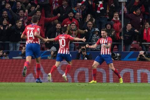 Football Champions League Group Phase 4 Matchday Atletico Madrid Borussia Dortmund on 06 11 2018 at Wanda Metropolitano in Madrid X DFL Regulations prohibit any use of photographs as image sequences and or quasi video xMNx