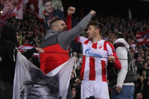 MILAN PAVKOV of Crvena zvezda during UEFA Champions league match against Liverpool at Rajko Mitic stadium, Beograd 06.11.2018 MarkoxMetlas 