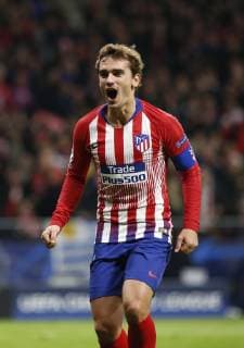 Madrid, Spain. 06th November 2018: Antoine Griezmann, forward from Atletico de Madrid, celebrating after scoring during the UEFA Champions League group stage against Borussia Dortmund at estadio Wanda Metropolitano. (Photo by: Ivan Abanades Medina Cordon Press).  xIvanxAbanadesxMedinax xx