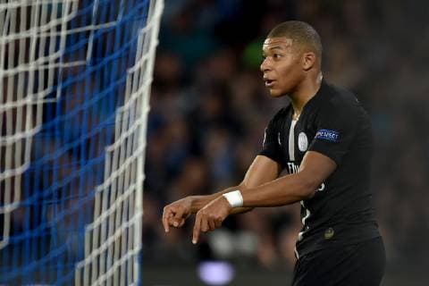 Fußball, CL, SSC Neapel - Paris St. Germain Kylian Mbappe PSG Napoli 06-11-2018 Stadio San Paolo Football Calcio UEFA Champions League 2018 2019 Group C Napoli - Paris Saint Germain Foto Antonietta Baldassarre Insidefoto AntoxBaldassarre