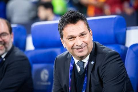 06 11 2018 xkvx Football UEFA Champions League FC Schalke 04 Galatasaray Istanbul emspor v l Sports Director Christian Heidel S04 Schalke 04 DFL DFB REGULATIONS PROHIBIT ANY USE OF PHOTOGRAPHS as IMAGE SEQUENCES and or QUASI VIDEO Gelsenkirchen