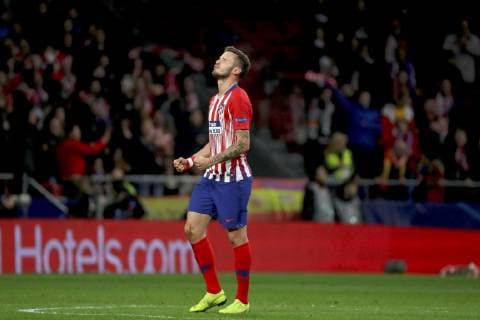 Atletico Madrid s Saul jubilates a goal during the Champions League group A soccer match between Atletico Madrid and Borussia Dormund at Wanda Metropolitano stadium in Madrid, Spain, 6 November 2018. Atletico Madrid vs Borussia Dortmund !ACHTUNG: NUR REDAKTIONELLE NUTZUNG!  Copyright: xKikoxHuescax GRAF3134 20181106-636771422154174445