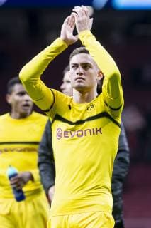 Borussia Dortmund Jacob Bruun during group stage of UEFA Champions League match between Atletico de Madrid and Borussia Dortmund at Wanda Metropolitano in Madrid, Spain.November 06, 2018.  (5593062)