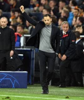 Championsleague FC Schalke 04 Galatasaray Istanbul 06 11 2018 Coach Domenico Tedesco S04 on the sidelines DFL REGULATIONS PROHIBIT ANY USE OF PHOTOGRAPHS AS IMAGE SEQUENCES AND OR QUASI VIDEO HM