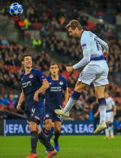 Tottenham Hotspur v PSV Eindhoven UEFA Champions League Fernando Llorente of Tottenham Hotspur during the UEFA Champions League match at Wembley Stadium, London Content Not Available For UK Newspapers Copyright: xStevexO Sullivanx FIL-12503-0059