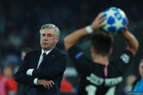 Carlo Ancelotti Napoli Napoli 06-11-2018 Stadio San Paolo Football Calcio UEFA Champions League 2018 2019 Group C Napoli - Paris Saint Germain Foto Cesare Purini Insidefoto cesarexpurini