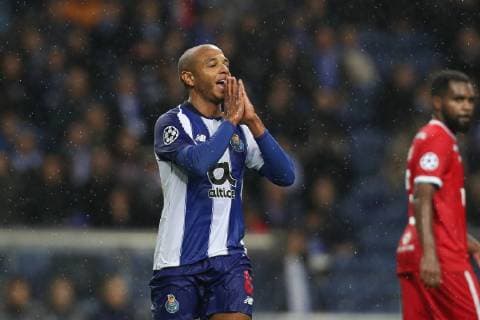 November 6, 2018 - Porto, Porto, Portugal - Porto s Algerian forward Yacine Brahimi reacts during the UEFA Champions League, match between FC Porto and FC Lokomotiv Moscow, at Dragao Stadium in Porto on November 6, 2018 in Porto, Portugal. FC Porto v FC Lokomotiv Moscow - UEFA Champions League Group D  - ZUMAn230 20181106_zaa_n230_435 Copyright: xDpix