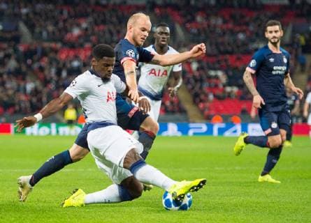 Tottenham s Serge Aurier during the UEFA Champions League group match between Tottenham Hotspur and PSV Eindhoven at Wembley Stadium, London, England on 6 November 2018. Copyright: xAndrewxAleksiejczukx PMI-2378-0012