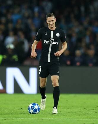 November 6, 2018 - Naples, Italy - SSC Napoli - Paris Saint-Germain : UEFA Champions League Group C .Julian Draxler of Paris Saint-Germain at San Paolo Stadium in Naples, Italy on November 6, 2018. SSC Napoli - Paris Saint-Germain - UEFA Champions League Group C  - ZUMAn230 20181106_zaa_n230_1103 Copyright: xMatteoxCiambellix
