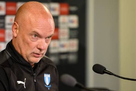 Fußball, EL, Malmö FF Pressekonferenz 181107 Head coach Uwe Rösler of Malmö FF during a press conference PK Pressekonferenz ahead of the Europa league match between Malmö FF and Sarpsborg 08 on November 7, 2018 in Malmö. Photo: Petter Arvidson BILDBYRN kod PA 92147  Copyright: PETTERxARVIDSON BB181107PA006