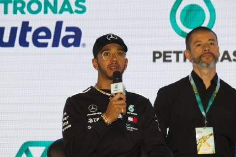 Formel 1, GP von Brasilien, Lewis Hamilton Pressekonferenz Coletiva de Imprensa Lewis Hamilton SÃO PAULO, SP - 07.11.2018: COLETIVA DE IMPRENSA LEWIS HAMILTON - 10th Stage of the "Stratui Coin BR GP Cup", a go-kart event promoted by the Grand Prite sponsored by Stratum Coi Coin BR and held at the Granja Viana Kart Center, located in Cotia, SP. (Photo: Emerson Santos Fotoarena) x1636025x  EmersonxSantos