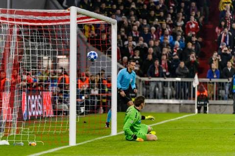 Munich Germany 07 11 2018 UEFA Champions League 2018 19 Season Back Round Group Phase Group E 4 Matchday FC Bayern Munich AEK Athens FC Goal to 1 0 Goalscorer Robert Lewandowski FCB DeFodi527
